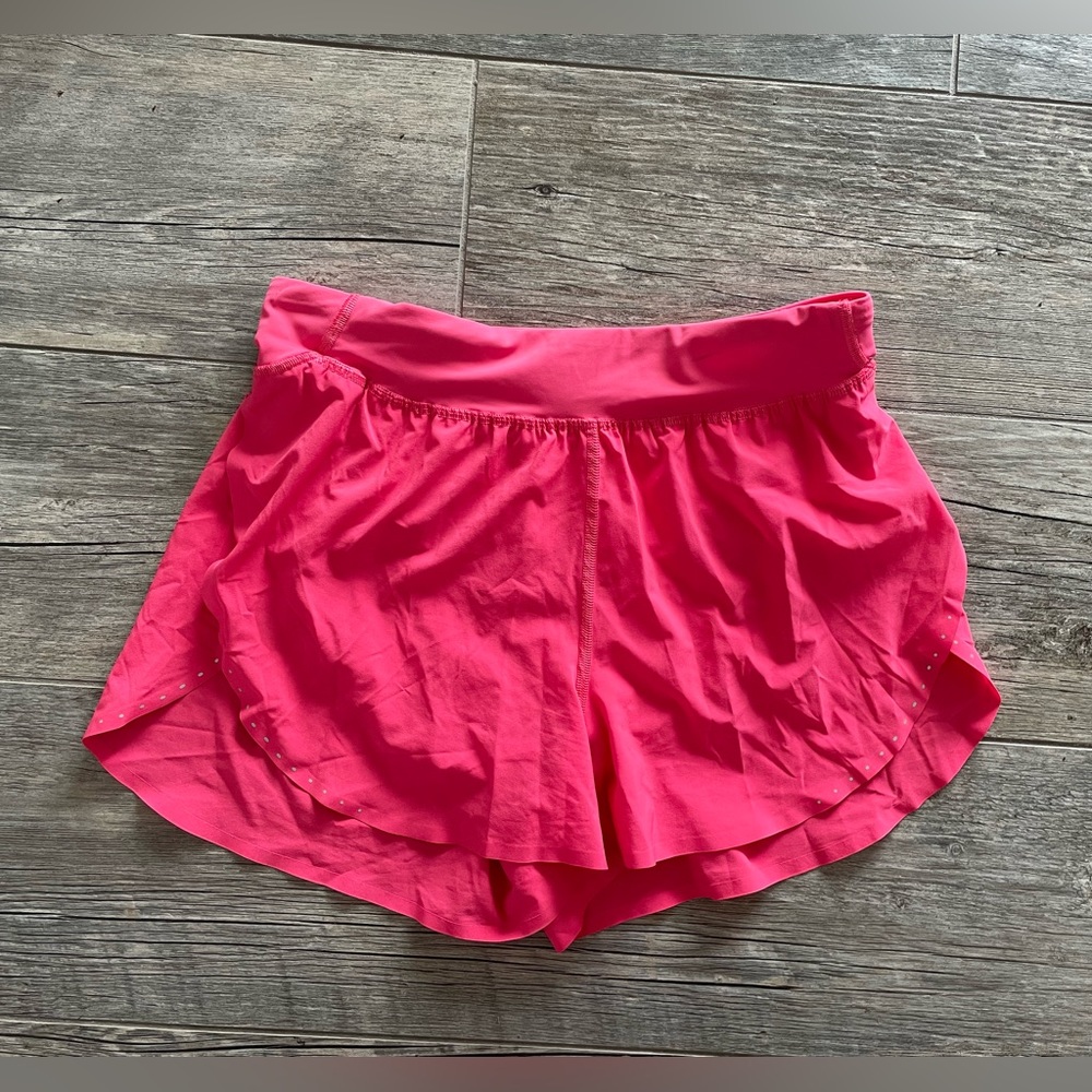 Lululemon Fast and Free Reflective High-Rise Classic-Fit Short 3" in Lip Gloss